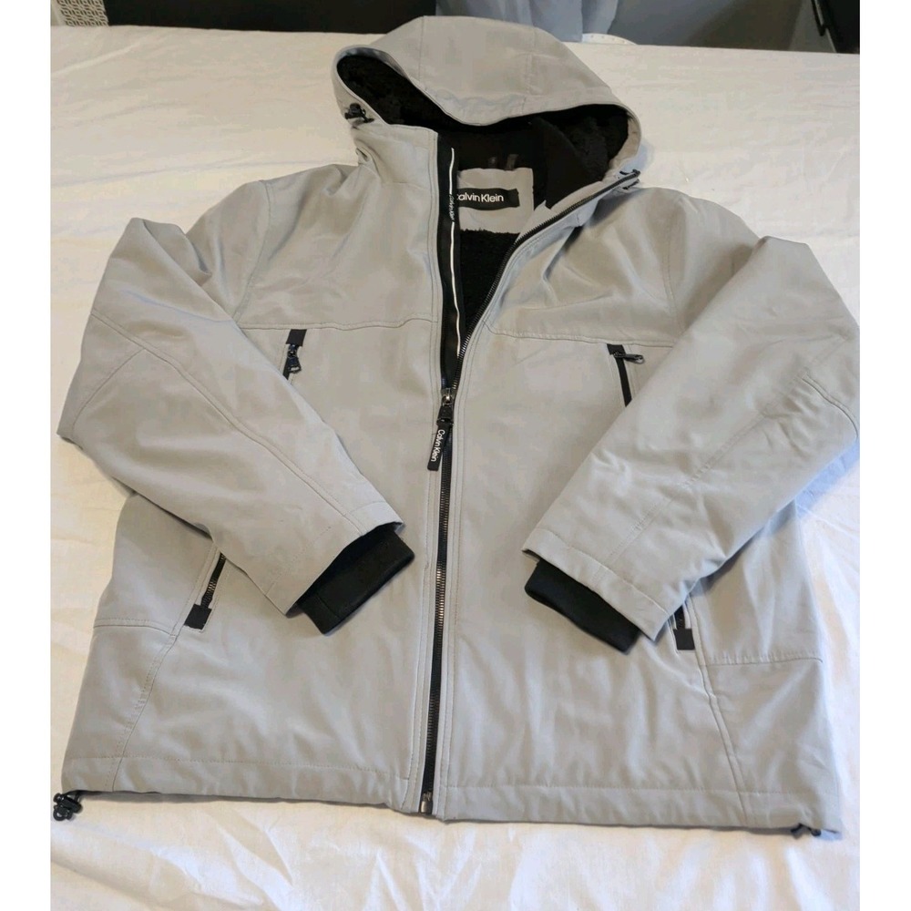 calvin klein LARGE White winter jacket men